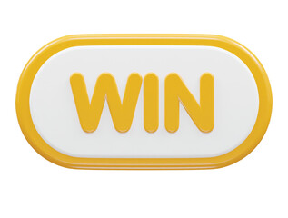 Poster - Win 3d text effect vector
