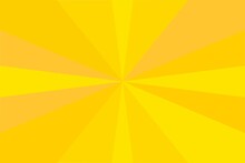 Abstract Yellow Background With Orange Rays