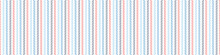 Red And Blue Folkart Quilt Vector Border. Seamless Scandi All Over Fabric For Whimsical Patchwork Banner. 