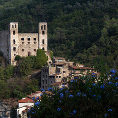 Wall Mural - a historic medieval Italian town