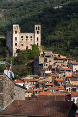 Wall Mural - a historic medieval Italian town