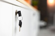 © Cavan Images - Soft focus Key cabinet locks