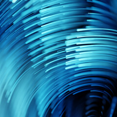 Aufkleber - Computer-generated abstract composition illustrating the flow of data and information. A futuristic backdrop for business and communication. 