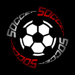 Wall Mural - soccer ball vector design