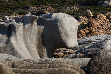 Wall Mural - Landscapes in the Mediterranean on the coast of Sardinia