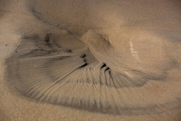 Poster - Creative beach sand with small stones