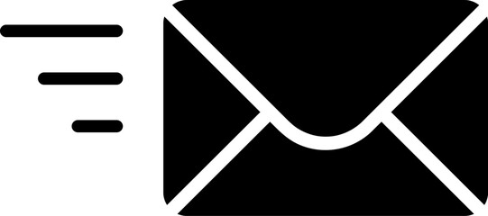 Poster -  Send letter, Envelope, Message email, Vector icon trendy style illustration on white background