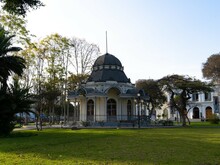 Pabellón Bizantino En El Parque De La Exposición En La Ciudad De Lima  En Perú
