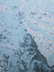 Sticker - aerial view of farmland