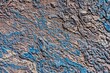 © Digital Photo - Cracks paint- texture background closeup. Abstract pattern - the destroyed surface of the art picture