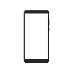 Poster - 3d high quality vector mobile mockups. Ultra realistic smartphone. Device UI UX mockup for presentation template. Cellphone frame with blank screen isolated templates. 3d isometric illustration.