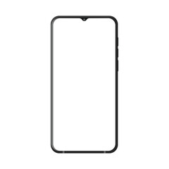 Poster - 3d high quality vector mobile mockups. Ultra realistic smartphone. Device UI UX mockup for presentation template. Cellphone frame with blank screen isolated templates. 3d isometric illustration.