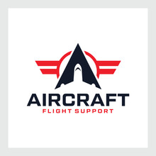 Aviation Logo Vector Creative Design Template