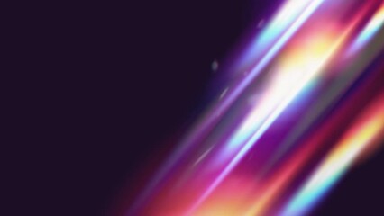 Wall Mural - an ethereal rainbow transparent light lens flare effect.