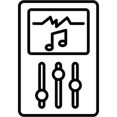 Poster - Music Player Icon