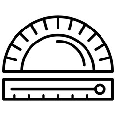 Sticker - Protractor Icon