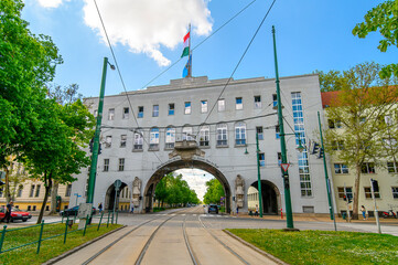 Wall Mural - Szeged, Hungary. Historic Porta Heroum or Heroes Gate