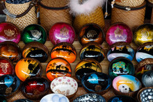 Coconut Shell Bowls, Colorful Bowls, Wood Bowls, Souvenir, Enamel Coconut Shell, Coconut Bowls
