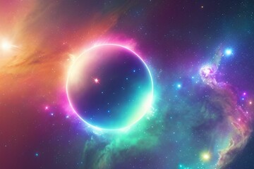 Wall Mural - deep space concept. generative ai