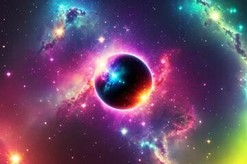 Wall Mural - deep space concept. generative ai
