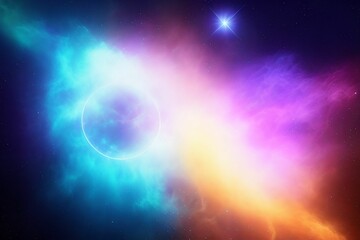 Wall Mural - deep space concept. generative ai