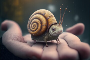 Generative AI Animal snail