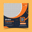 © Toslim - Social media poster for furniture promotion.
