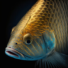 Arowana Fish,-AI Generative