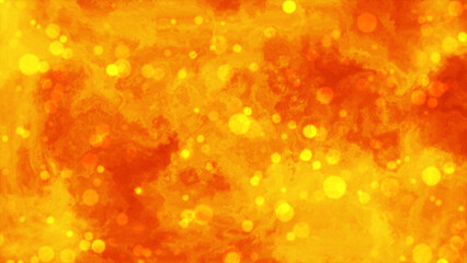 Poster - Abstract golden Flying Particles background, Golden dust on black background.