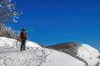© Gennaro Leonardi - Snow hiker in the mountains, middle aged woman