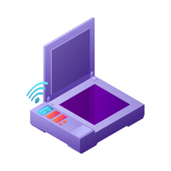 Poster - Wireless Scanner Device Composition