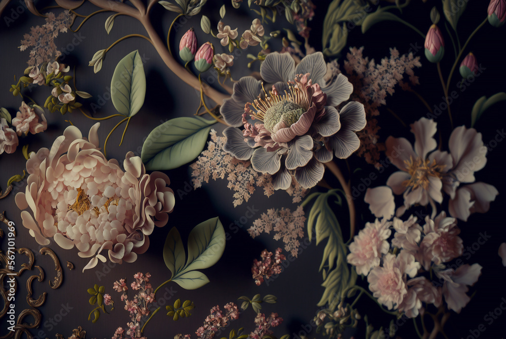 Wallpaper Rococo Fun Rococo Wallpaper Aesthetic