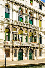 Wall Mural - historic buildings at the famous old town of venice