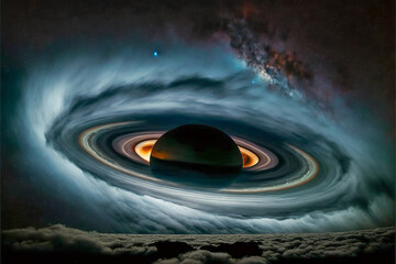 Wall Mural - Space. Generative AI..