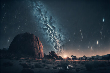 Wall Mural - Space. Generative AI..