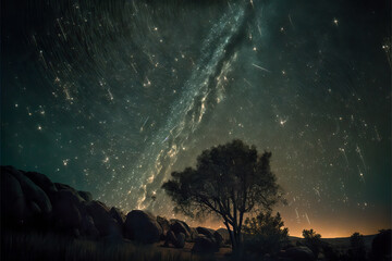 Wall Mural - Space. Generative AI..
