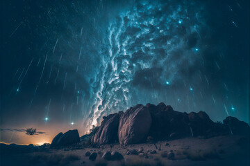 Wall Mural - Space. Generative AI..