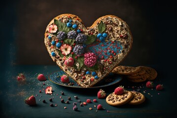 Wall Mural - Valentine Cookies