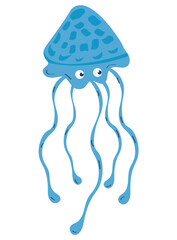 Sticker - jellyfish sealife animal