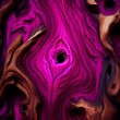Magenta Burl wood surface abstract background. Decorative timber panel closeup, detailed wooden texture. Natural material dyed Magenta wood abstract pattern.