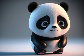 Sticker - 3D Animation Panda