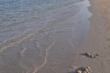 Wall Mural - The sandy beach is beautiful and natural.