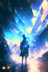 Wall Mural - abstract background