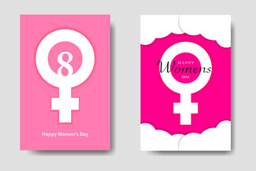 Wall Mural - Happy Women's Day Bundle Story Template