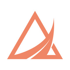 Wall Mural - Triangle logo icon design