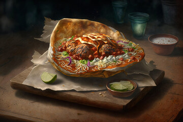 Canvas Print - Chappli Kebab