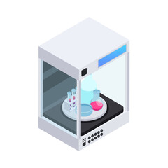 Sticker - Lab Jars Isometric Composition