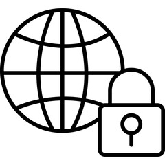 Sticker - Internet Security Icon