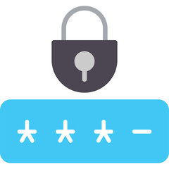 Sticker - Password Icon