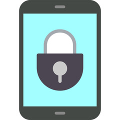 Wall Mural - Mobile Security Icon